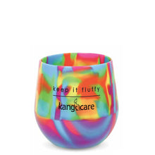 Load image into Gallery viewer, Kanga Care SiliPint Sipper :: Rainbow Swirl, back view: Keep it fluffy
