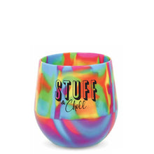 Load image into Gallery viewer, Kanga Care SiliPint Sipper :: Rainbow Swirl, front view: Stuff and Chill
