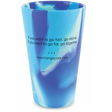 Load image into Gallery viewer, Kanga Care SiliPint - Family Tree :: Arctic Swirl, back view