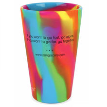 Load image into Gallery viewer, Kanga Care SiliPint - Family Tree :: Rainbow Swirl, back view