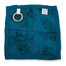 Load image into Gallery viewer, Lily teething blanket reverse side