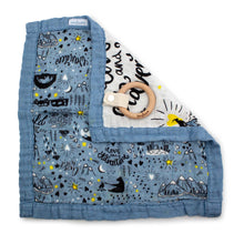 Load image into Gallery viewer, Kanga Care Reversible Teething Blanket Lovey :: Wander