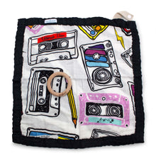 Load image into Gallery viewer, Mixtape blanket with teether detached