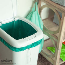 Load image into Gallery viewer, Peacock Teal Kanga Care Pail Liner in nursery