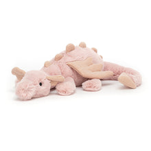 Load image into Gallery viewer, Jellycat Rose Dragon Little front view