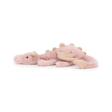 Load image into Gallery viewer, Jellycat Rose Dragon Little side view