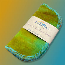 Load image into Gallery viewer, Rainbow Waters Tie Dye Wool Dryer Sheets :: Earth