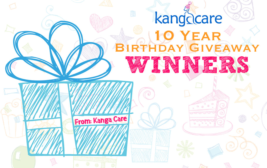 Kanga Care Birthday Bash Giveaway Winners
