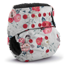 Load image into Gallery viewer, Floral patterned Rumparooz One Size with pink flowers 
