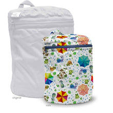 Load image into Gallery viewer, Kanga Care Mini Wet Bag in the Sunshower print
