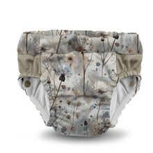 Load image into Gallery viewer, Wishwood Dandelion Print Collection Lil Learnerz Training Pants &amp; Swim Diapers by Kanga Care

