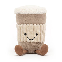 Load image into Gallery viewer, Jellycat Amuseable Coffee-To-Go seated front view
