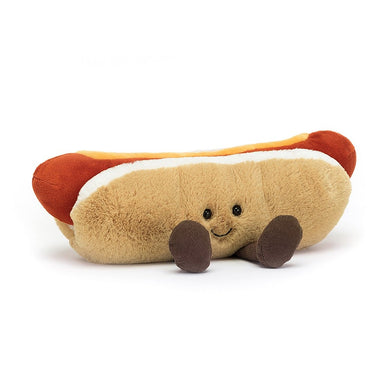 Amuseable Hot Dog seated front view