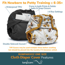 Load image into Gallery viewer, Kanga Care Rumparooz One Size Cloth Diaper Cover Features

