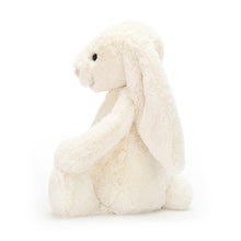 Load image into Gallery viewer, Jellycat Bashful Cream Bunny Large seated side view
