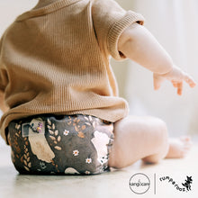 Load image into Gallery viewer, Baby wearing Boo Rumparooz One Size Pocket Cloth Diaper 
