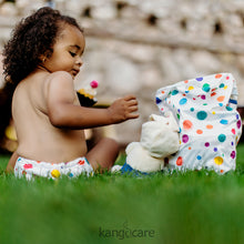 Load image into Gallery viewer, Brightly Rumparooz and Wet Bag Mini, and Nautical Doll Diaper
