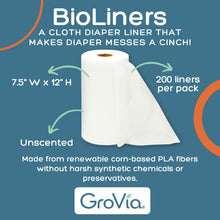 Load image into Gallery viewer, GroVia Cloth Diaper Disposable BioLiners
