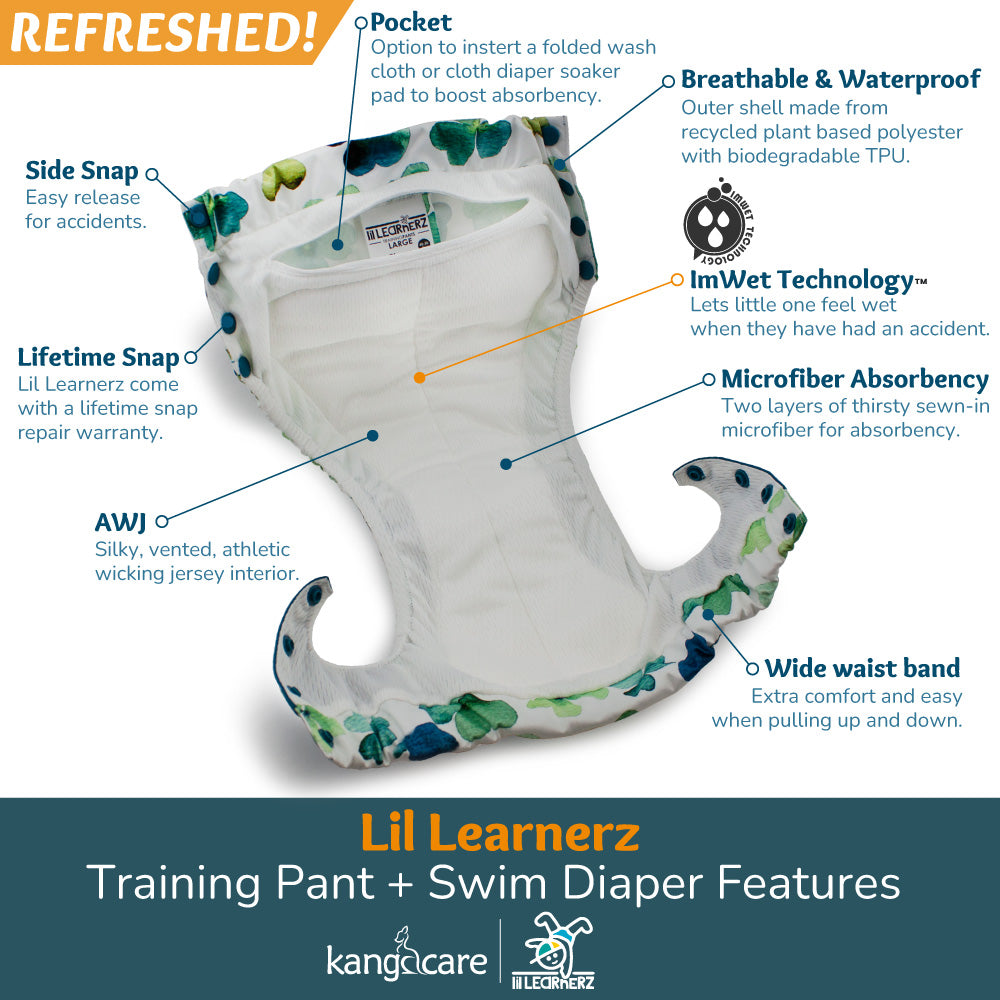 Lil Learnerz 2.0 Training Pants & Swim Diapers - Novela | Kanga