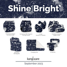 Load image into Gallery viewer, Kanga Care product line-up for Rumaprooz One Size Cloth Diapers and Accessories in the Shine Bright collection
