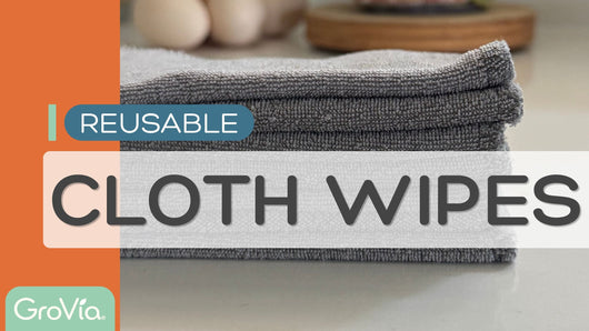 GroVia Reusable Washable Cloth Diaper Wipes