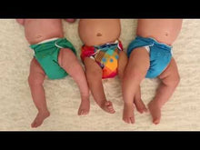 Load and play video in Gallery viewer, Lil Joey All In One Cloth Diaper (2 pk) - Glaskugeln
