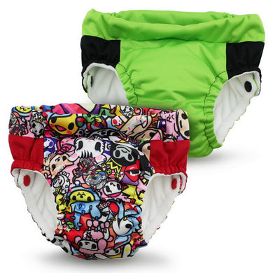 Lil Learnerz Training Pants & Swim Diaper - tokidoki x Kanga Care - tokiJoy & Tadpole 2 pack