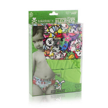 Load image into Gallery viewer, Lil Learnerz Training Pants - tokidoki x Kanga Care - tokiJoy &amp; Tadpole 2 pack - Large in packaging
