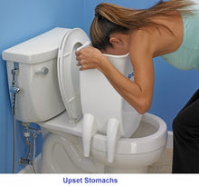 Load image into Gallery viewer, Splatter shield on a toilet with a sprayer - illness
