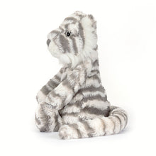 Load image into Gallery viewer, Jellycat Bashful Snow Tiger back view

