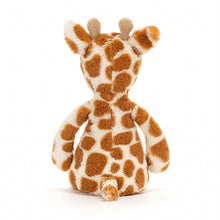 Load image into Gallery viewer, Jellycat Bashful Giraffe Small rear seated view

