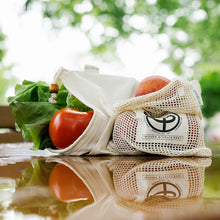 Load image into Gallery viewer, Cotton Mesh Produce Bag lifestyle 
