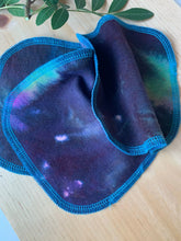 Load image into Gallery viewer, Rainbow Waters Tie Dye Wool Dryer Sheets :: Galaxy
