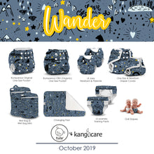 Load image into Gallery viewer, Kanga Care product line up in the Wander collection
