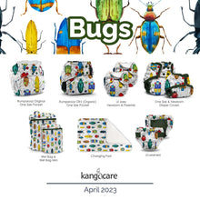 Load image into Gallery viewer, Kanga Care product line up in the Bugs collection
