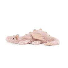 Load image into Gallery viewer, Jellycat Rose Dragon Medium side view
