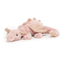 Load image into Gallery viewer, Jellycat Rose Dragon Little front view
