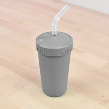 Load image into Gallery viewer, Grey Re-Play straw cup
