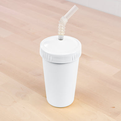 White Re-Play straw cup