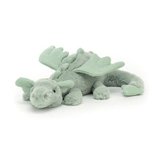 Load image into Gallery viewer, Jellycat Sage Dragon Little front view
