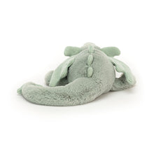 Load image into Gallery viewer, Jellycat Sage Dragon Little rear view
