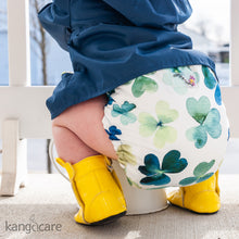 Load image into Gallery viewer, Clover Rumparooz on a squatting toddler
