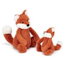 Load image into Gallery viewer, Jellycat Bashful Fox size comparison 
