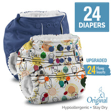 Load image into Gallery viewer, Rumparooz One Size Cloth Diaper Bundle - Original 24 Pack with Hemp - YOU pick!
