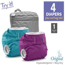 Load image into Gallery viewer, Cloth Diaper Bundle - Try It! - Original :: 4 pack+
